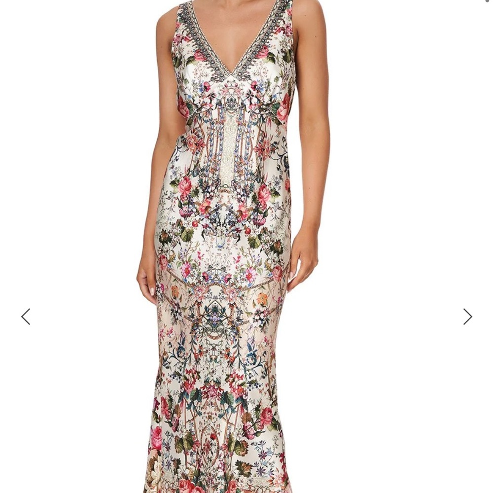 Camilla Floral V-Neck Maxi Dress